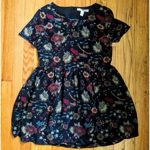 Floral Short Sleeve Dress